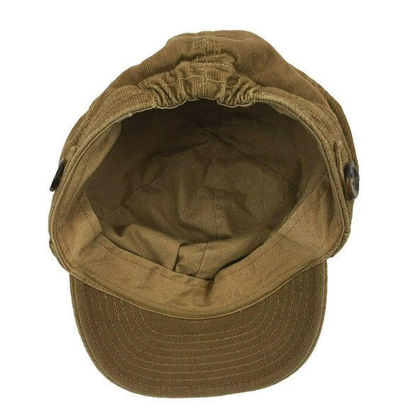 Baby Gap Toddler Retro Newsboy Cabbie Cap Hat M/L 4-5 Years Brown Corduroy 100% - Picture 8 of 12